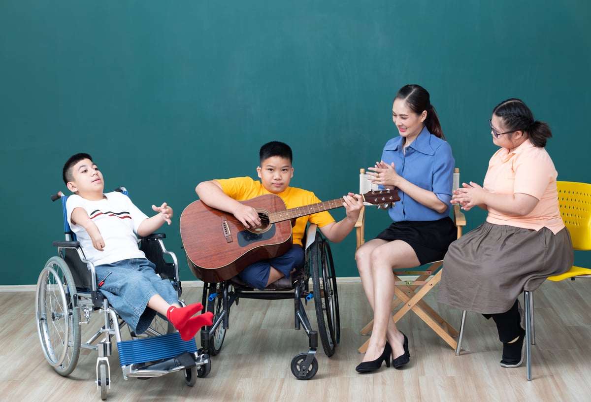 people playing instruments